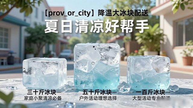 无锡降温大冰块配送 夏日清凉好帮手